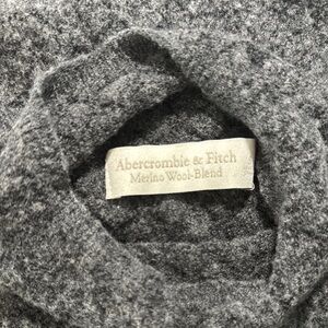 Abercrombie & Fitch Charcoal Wool Sweater